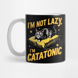 Purr-fectly Relaxed - Cat's Zen Approach to Life Mug